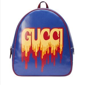 GUCCI CHILDREN'S MELTING GUCCI PRINT BACKPACK